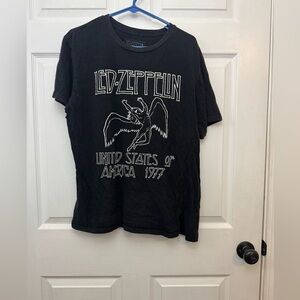 Led Zeppelin Black Graphic Tee